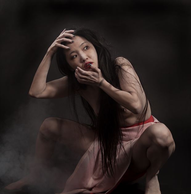 butoh dancer sana sakura implied nude photo by photographer jacaranda photo