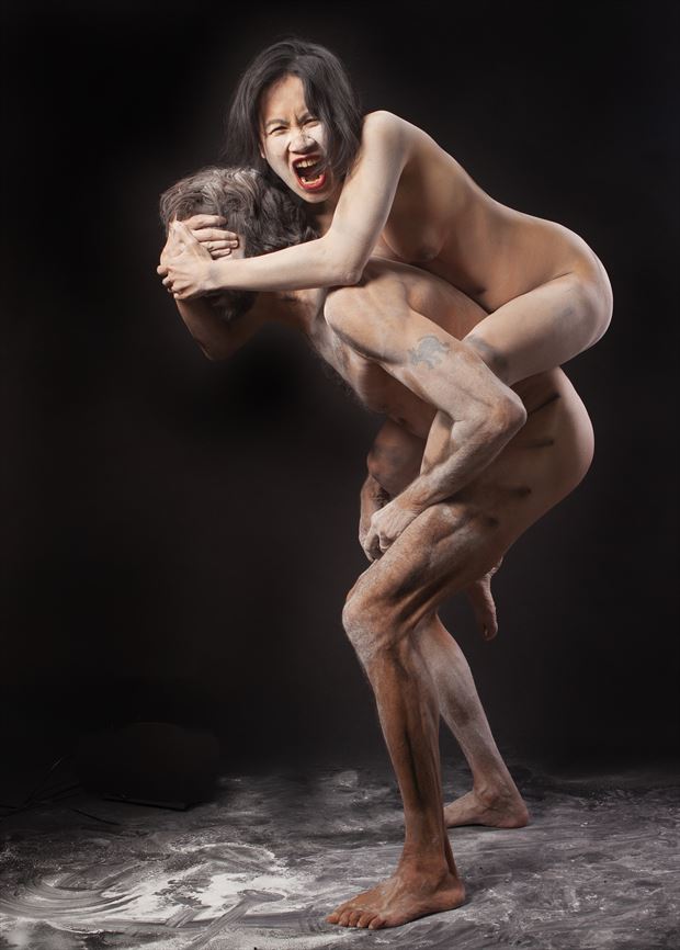 butoh study artistic nude photo by photographer jacaranda photo
