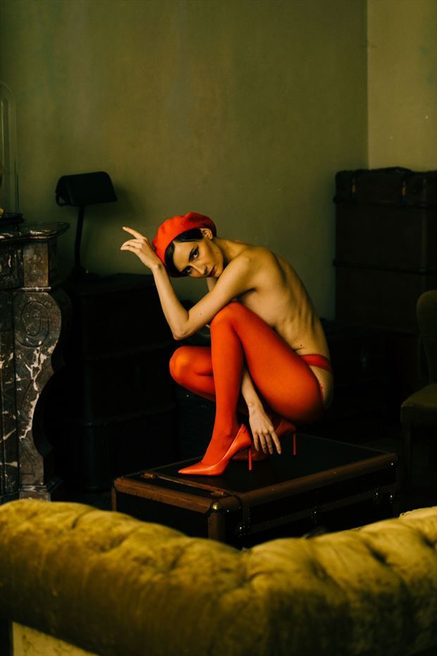 by hugo goudswaard vintage style photo by model christall
