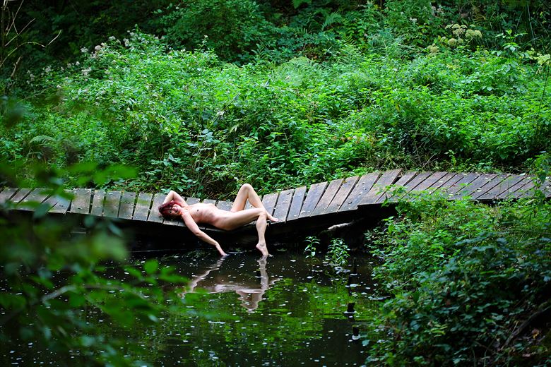 by the stream 09 artistic nude photo by photographer iroiseorient