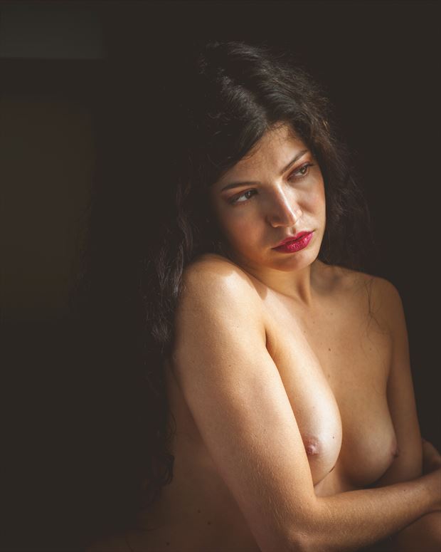 by the window artistic nude photo by photographer leonid_s