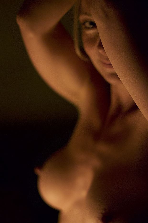 candle light artistic nude photo by model t marie