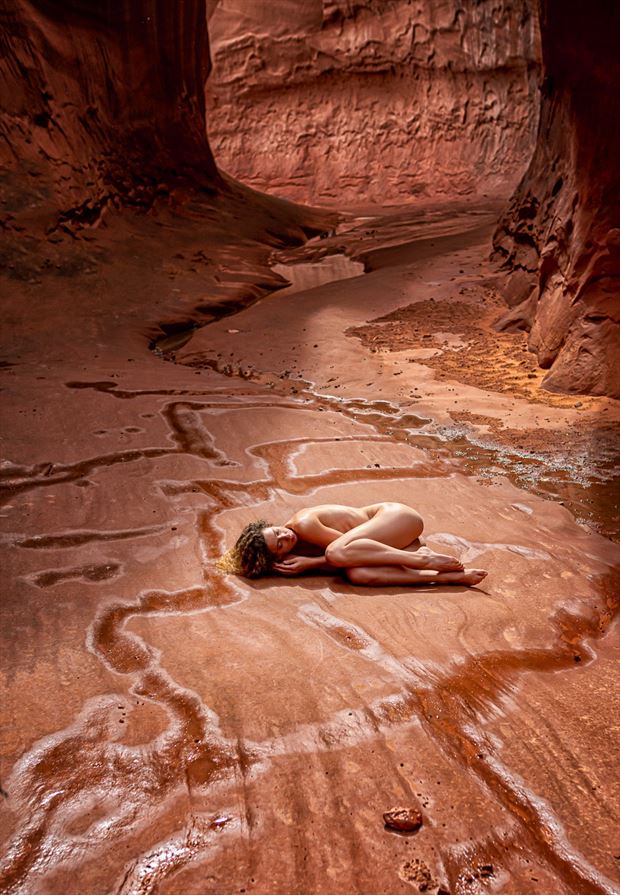 canyon artistic nude photo by photographer craig lee colvin