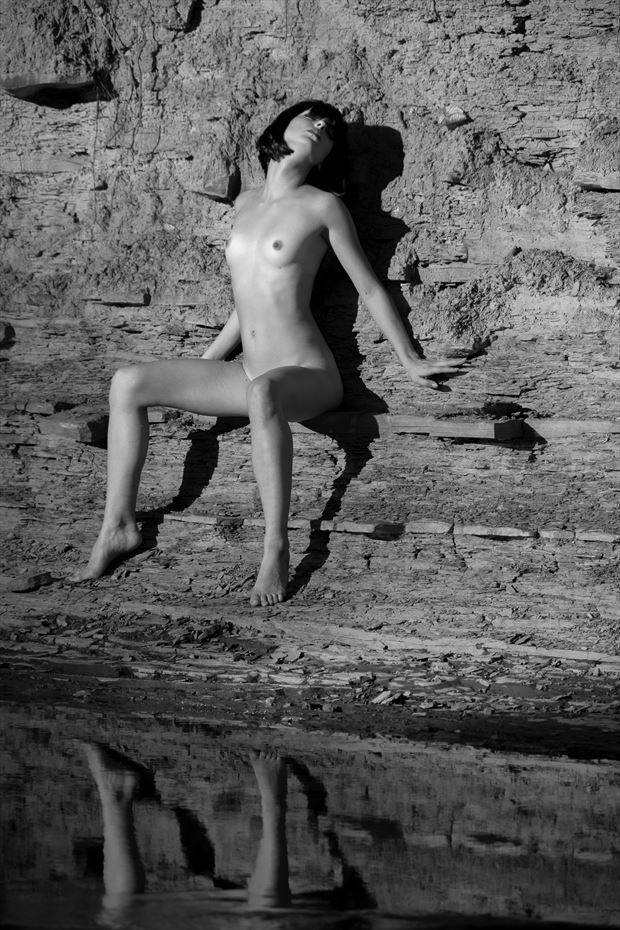 canyon wall and reflections artistic nude photo by photographer dorola visual artist