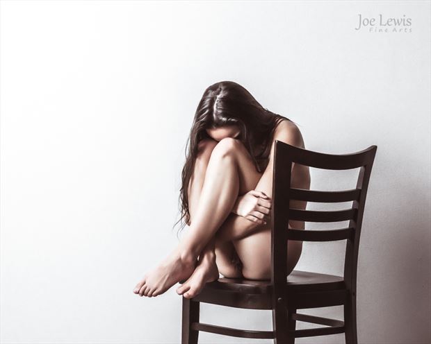 chair of deep reflection artistic nude photo by photographer joe lewis fine arts