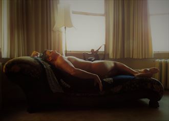 chaise repose too artistic nude photo by model skycladarts