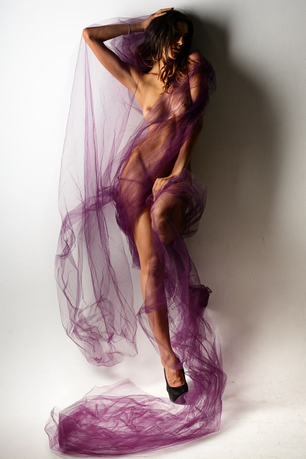 chanelle wrapped artistic nude photo by photographer 2photographics