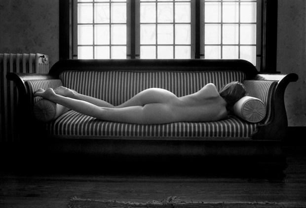 chantal on couch 2 artistic nude photo by photographer joris