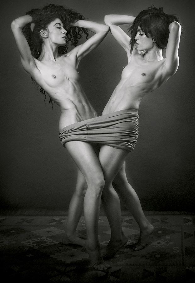 chey and jessa artistic nude artwork by photographer dieter kaupp