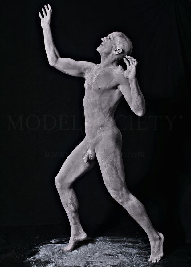 chiseled artistic nude photo by model avid light