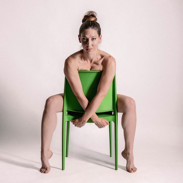 christine keeler chair artistic nude photo by photographer fine art photics