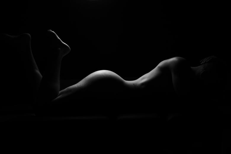 classy curves artistic nude artwork by photographer sharpe contrast photography
