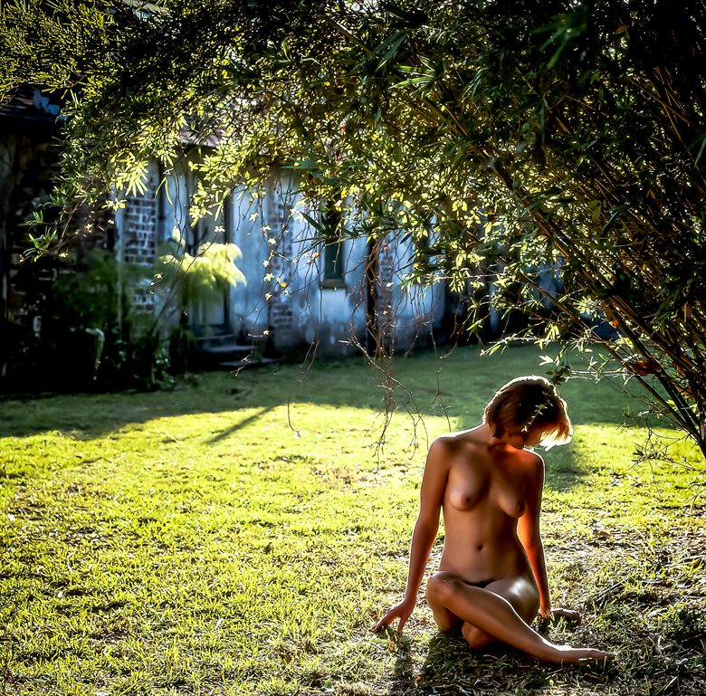 claudia in cumberland island artistic nude photo by photographer john o