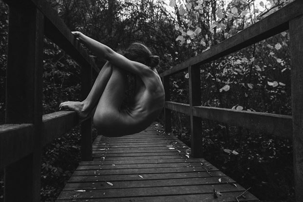 climbing bridge artistic nude photo by photographer sk photo