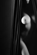 cloaked artistic nude photo by photographer davewoodphotography