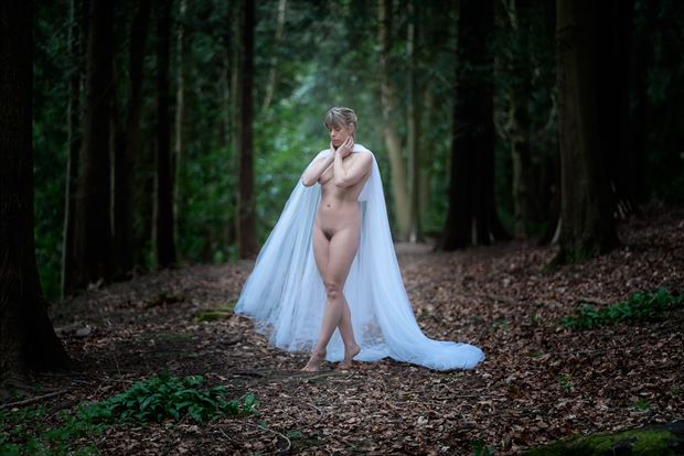 cloaked in secrecy artistic nude photo by model selkie