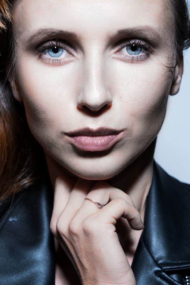 close up portrait photo by model amarutta