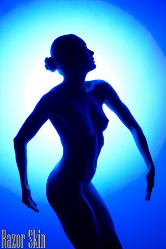 cobalt blue 1 artistic nude photo by photographer hyder images