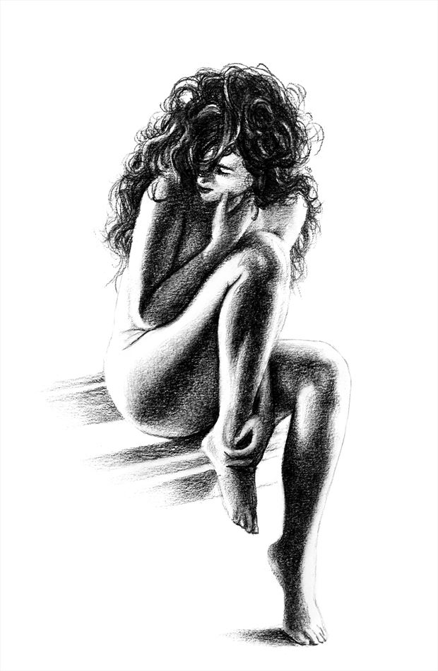 cold days warm memories artistic nude artwork by artist sublime ape