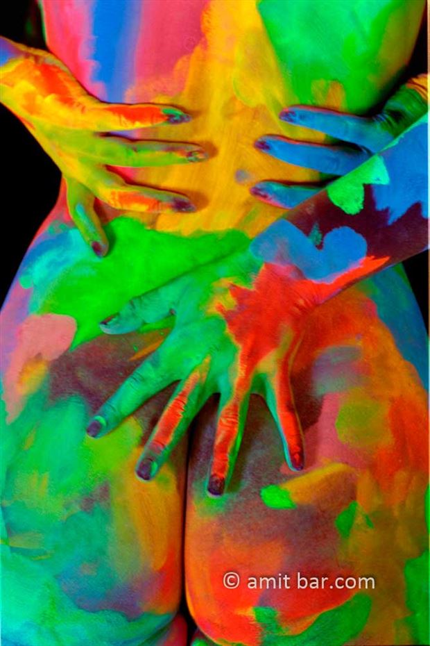 colored patches ii body painting artwork by photographer bodypainter