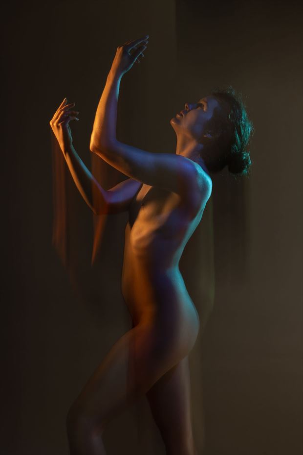 colors of body language artistic nude photo by model jessa ray muse