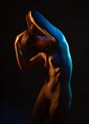 colors of body language artistic nude photo by model jessa ray muse
