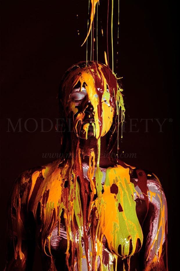 colourblack artistic nude artwork by artist bodyart j d%C3%BCsterwald