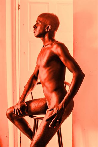 coloured man artistic nude photo by photographer michael mcintosh
