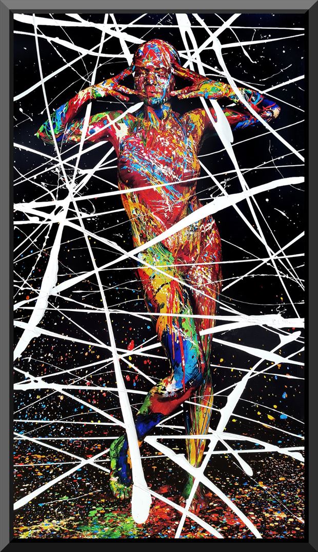 colourmixsplash artistic nude artwork by artist bodyart j d%C3%BCsterwald