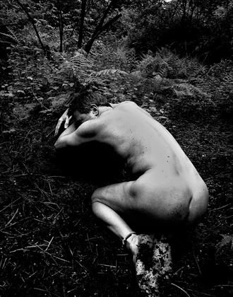 communion with mother earth artistic nude photo by model skycladarts