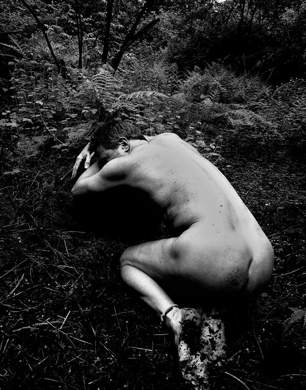 communion with mother earth artistic nude photo by model skycladarts