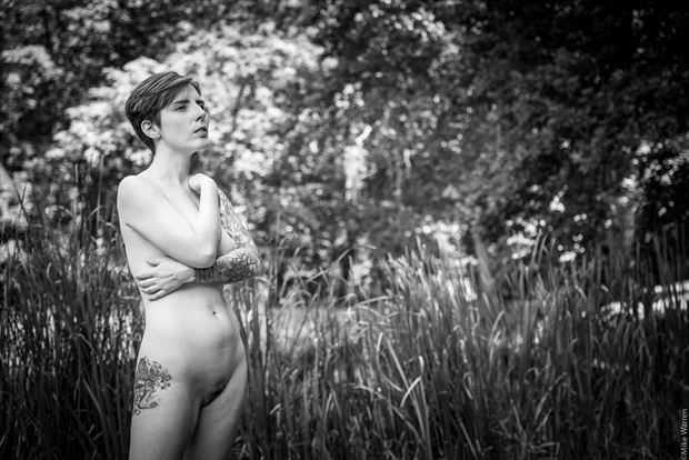 contemplating nature artistic nude photo by photographer mikewarren