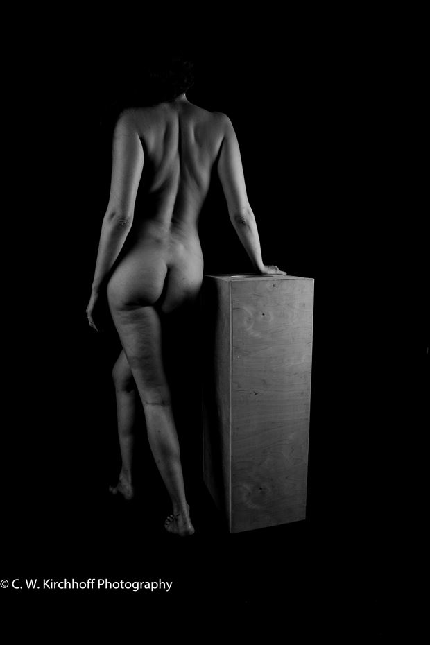 contrast in monochrome i artistic nude photo by photographer c w kirchhoff