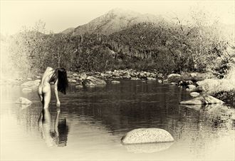 cooling off at the salt river artistic nude photo by photographer shadowscape studio