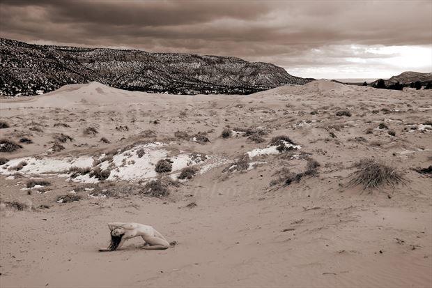 coral pink sand dunes state park ut artistic nude photo by photographer ray valentine