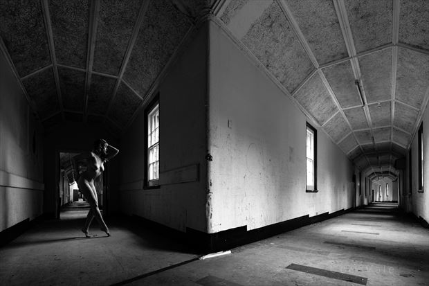 corridors of power artistic nude photo by model selkie