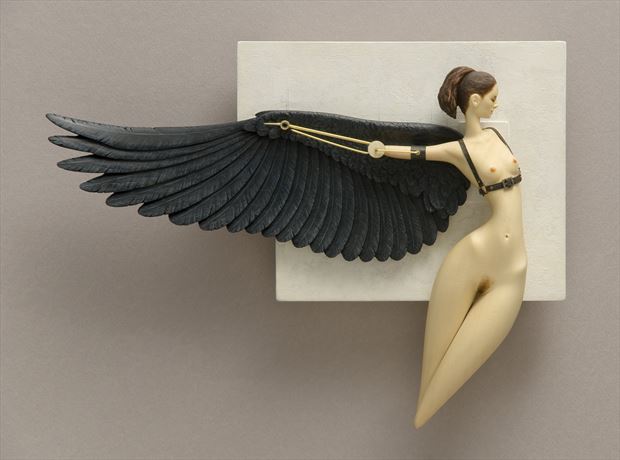 corvine artistic nude artwork by artist john morris sculptor