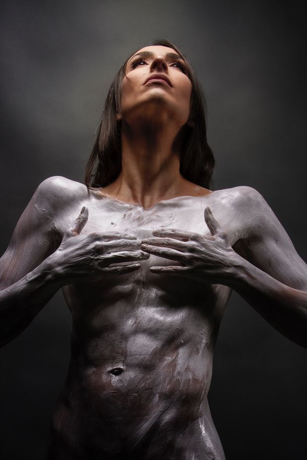 cracks 2 body painting photo by model bia