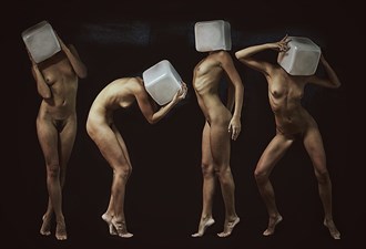 cube Artistic Nude Photo by Artist eldad RELROY