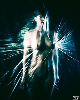 d wrapped artistic nude photo by photographer josjoosten
