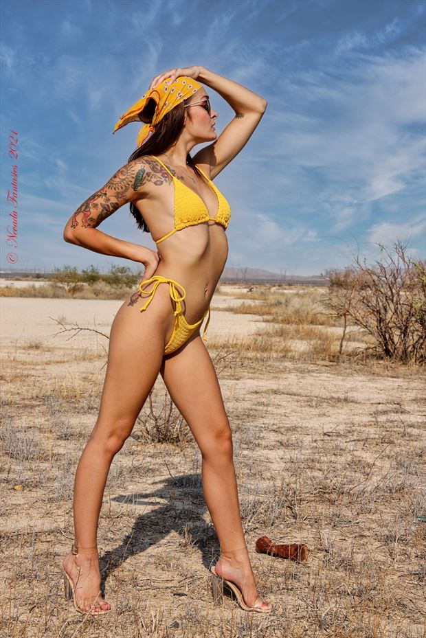 daisy in the dunes tattoos photo by model ayeonna gabrielle