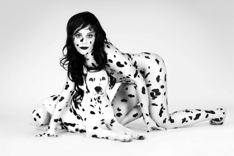 dalmatina artistic nude artwork by photographer kristian liebrand fine nude art photographer