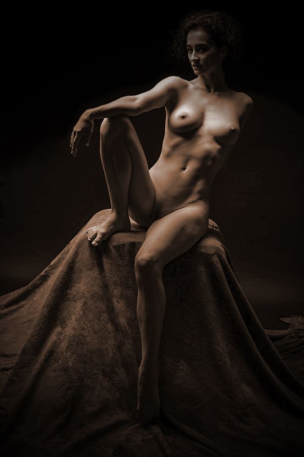 dancer in the dark artistic nude photo by photographer dorola visual artist