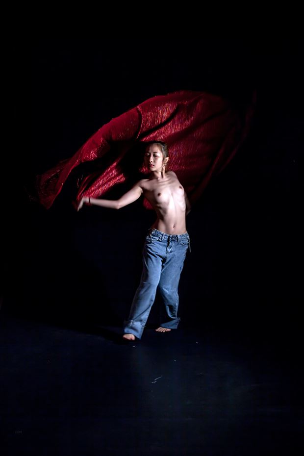 dancing artistic nude artwork by photographer yoga chang