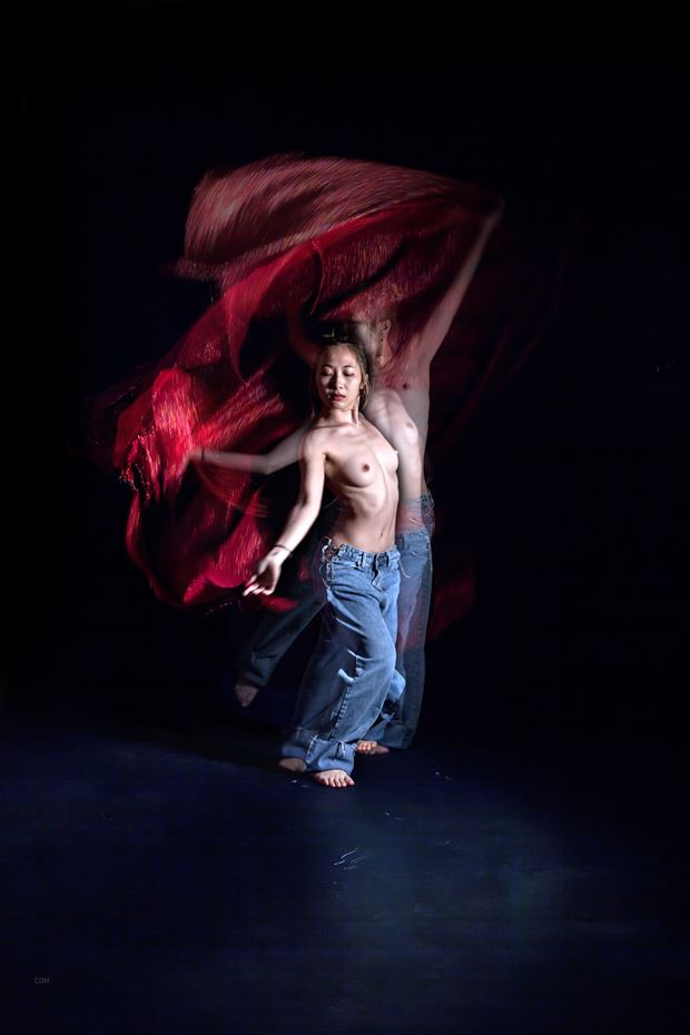 dancing artistic nude artwork by photographer yoga chang
