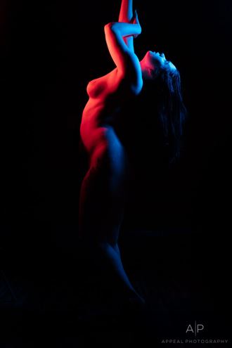 dancing colors artistic nude photo by model ahriheart