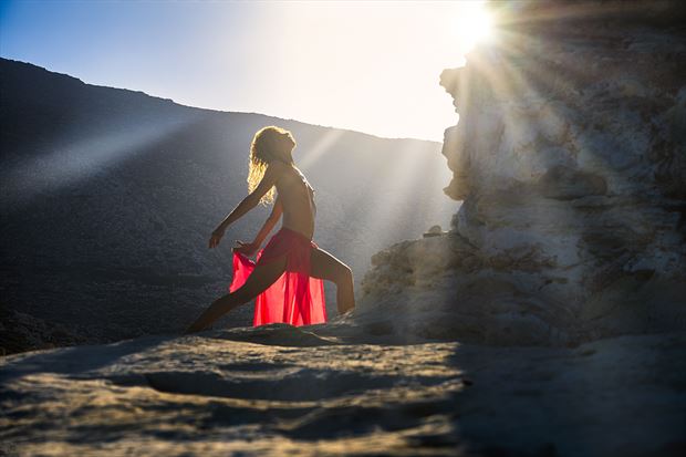 dancing on the rocks artistic nude photo by photographer manolis tsantakis