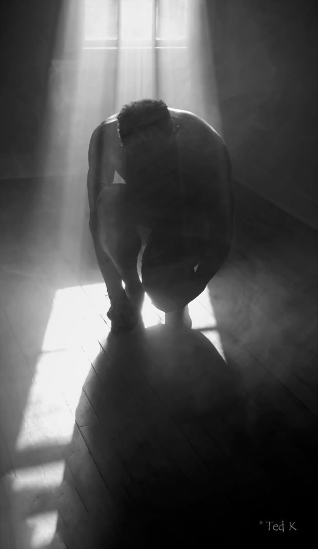 dark room artistic nude photo by artist artfitnessmodel