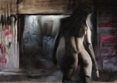 darkness artistic nude artwork by artist derbuettner