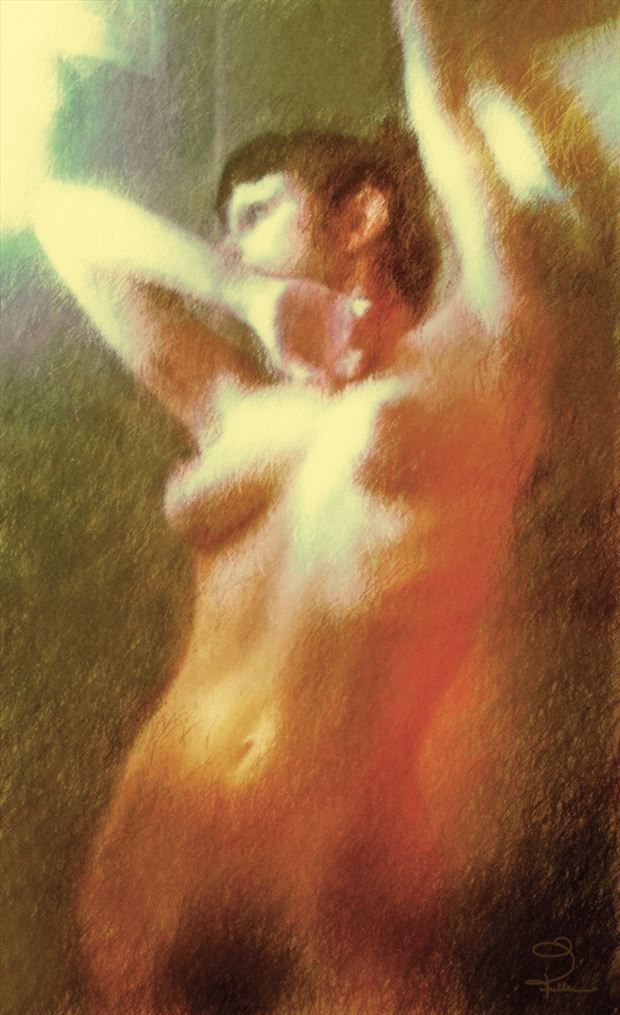 daybreak artistic nude artwork by artist van evan fuller